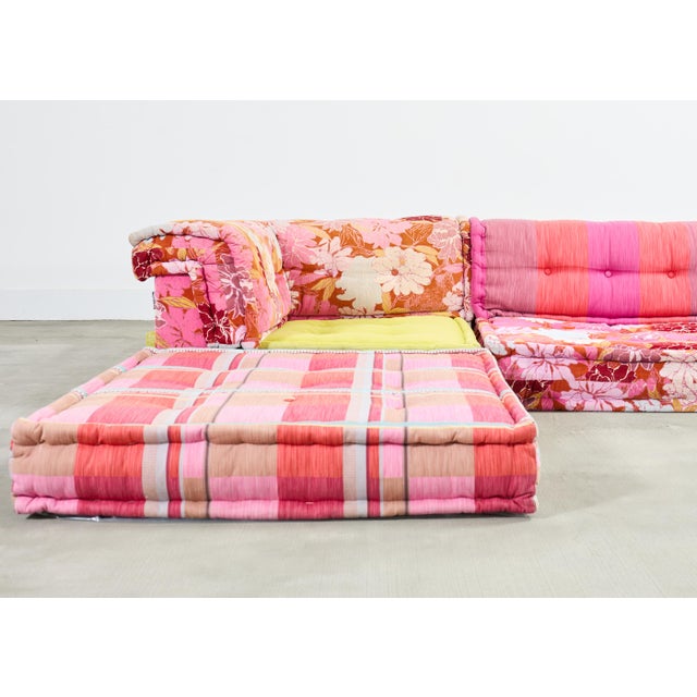 Mid-Century Modern Mah Jong Kenzo Missoni Sectional Sofa Hans Hopfer for Roche Bobois For Sale - Image 3 of 18