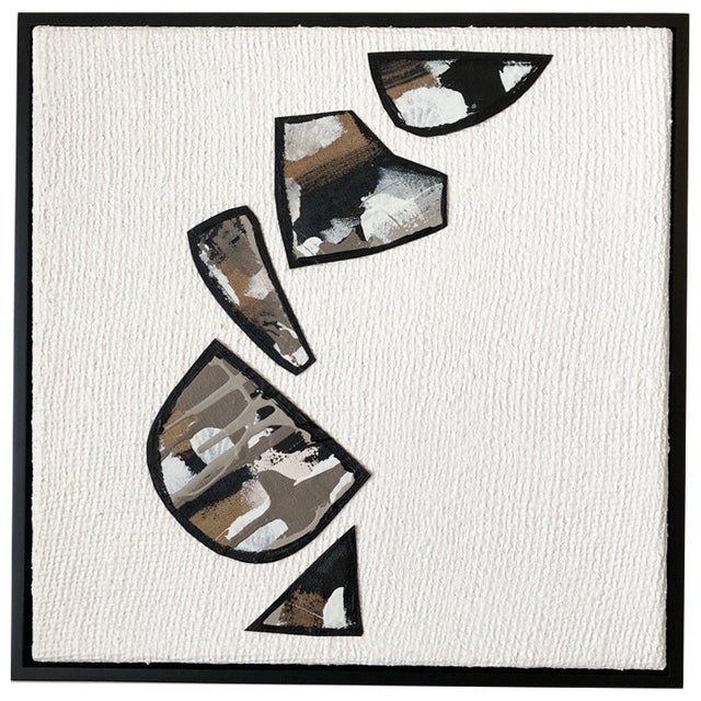 "My Heart in a Million Pieces, Pieces 854-858" Abstract Painting, Framed For Sale