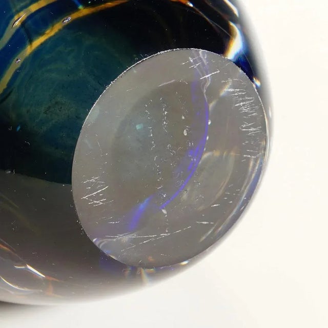 Ariel Gondoliere Vase attributed to Edvin Oehstroem for Orrefors, Sweden, 1962 For Sale - Image 10 of 12