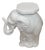 Vintage Elephant Ceramic Stool For Sale