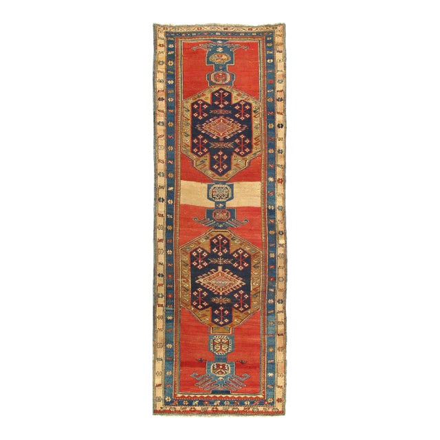 Rust Color Persian Antique Nw Runner 3'4'' X 10' For Sale