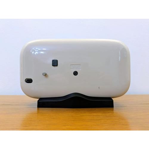 First Version Cream-colored Cifra 5 Flip Clock from Solari & C. Udine Italy, 1960s For Sale - Image 6 of 18