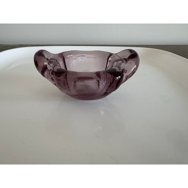 Vintage Murano Art Glass Bowl For Sale - Image 4 of 5