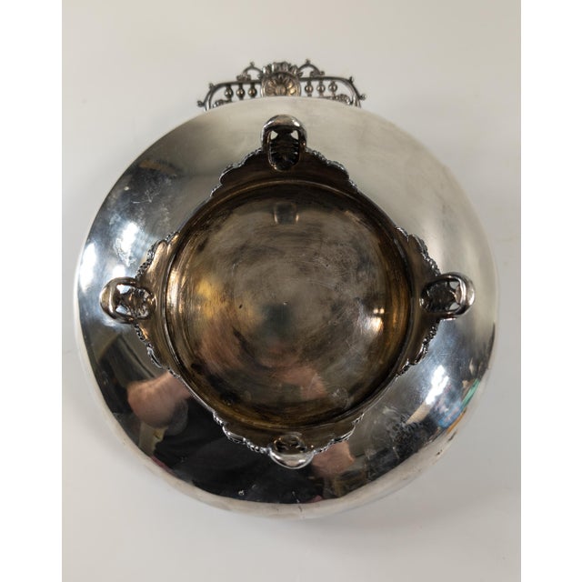 Silver 19th Century American Aesthetic Style Compote Basket by James a Tufts of Boston For Sale - Image 8 of 9