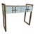 1980s Glass Console Table with Two Drawers, 1980s For Sale - Image 5 of 8