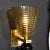Brass Pair of 21st Century Modernist Hand-Blown Murano Hive Glass Form Sconces With Jet Black Orbital For Sale - Image 8 of 13