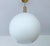 1950s Vintage Cocoon Pendant Light in Glass, 1950s For Sale - Image 5 of 11