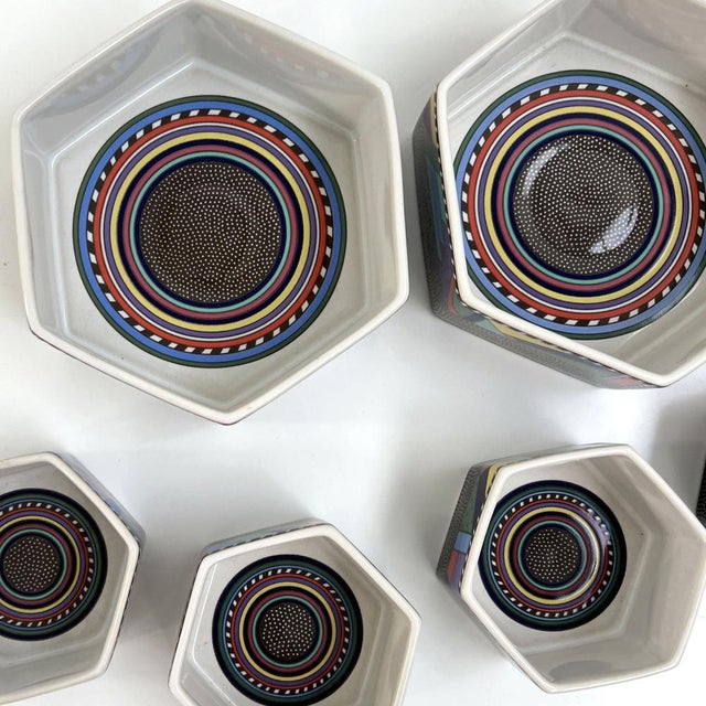 Apero Bowls Metropol by Barbara Brenner for Rosenthal, 1990s, Set of 6 For Sale - Image 6 of 7