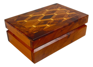 Marquetry Box, Jordan, Late 20th Century