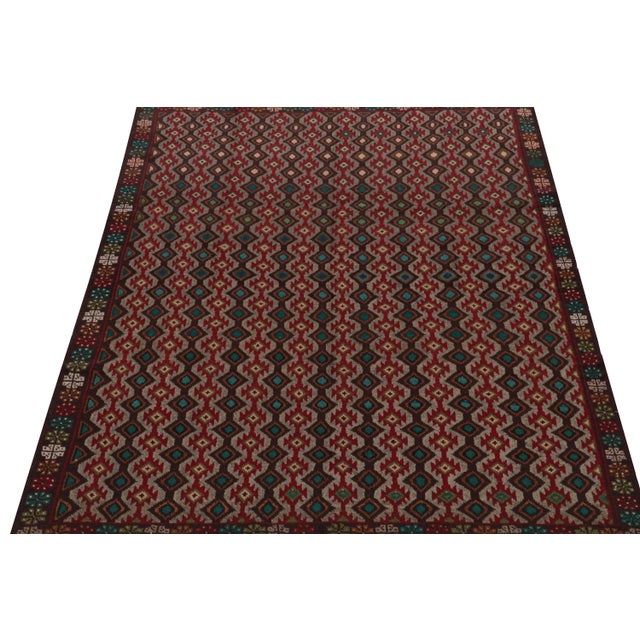 Tribal Rug & Kilim’s Baluch Tribal Rug With Colorful Geometric Patterns For Sale - Image 3 of 7