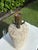 Vintage Curtis Faux Plaster Botanical Table Lamp For Sale In Naples, FL - Image 6 of 12