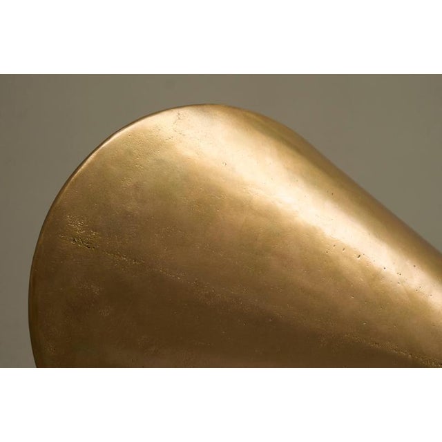 Gold Paul Schatz, Oloid, 2000s, Patinated Sand Cast Brass For Sale - Image 8 of 18