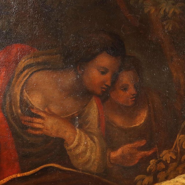 Moses Saved from the Waters, Oil Painting, Framed For Sale - Image 4 of 12