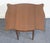 Vintage Antique Solid Mahogany Traditional Hepplewhite Style 26" Drop Leaf Accent End Table For Sale - Image 9 of 15