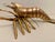 1970s Giant Brass Crawfish or Lobster Sculpture, Hollywood Regency Style For Sale - Image 5 of 12