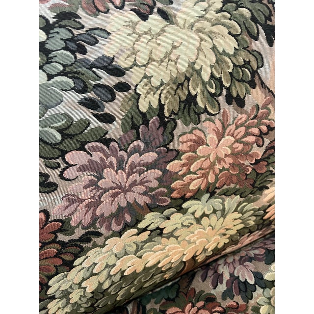 1980s Henredon Natchez Historic Collection Stretch Carved Mahogany Base Sofa For Sale - Image 9 of 10