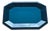 Large Jacques Tray- Blue For Sale