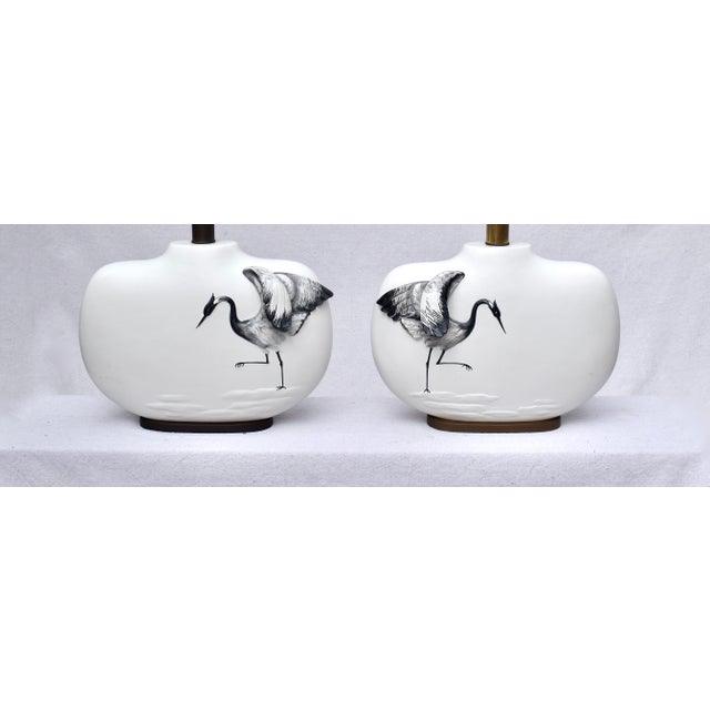 Vintage Chapman Modern Coastal Style Table Lamps - a Pair For Sale - Image 13 of 13