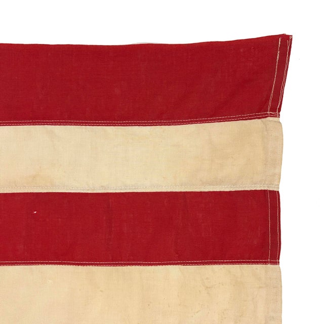 Textile Large Modified Vintage Cotton Flag With New Yacht Ensign Emblem For Sale - Image 7 of 8