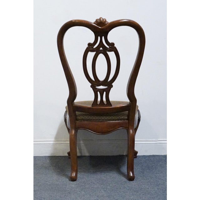 Thomasville Furniture Kent Park Collection Solid Mahogany Traditional Style Dining Side Chair 38921-821 For Sale In Kansas City - Image 6 of 11
