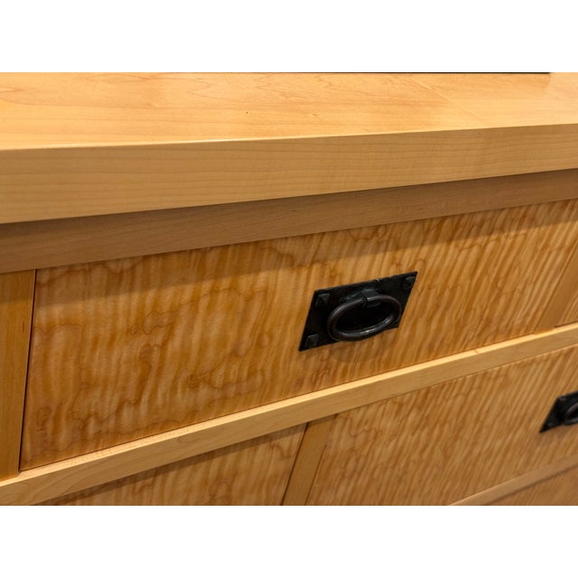 Berkeley Mills Bird's Eye Maple Wood Dresser For Sale - Image 13 of 18