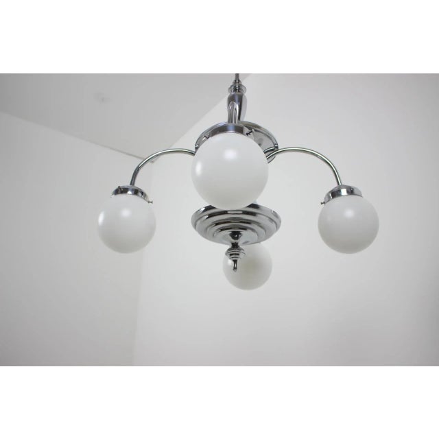 Art Deco Chandelier, 1930s For Sale - Image 3 of 11