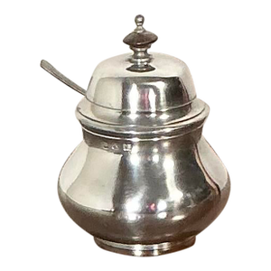 Vintage John Somers Brazil Pewter Sugar Bowl - Polished