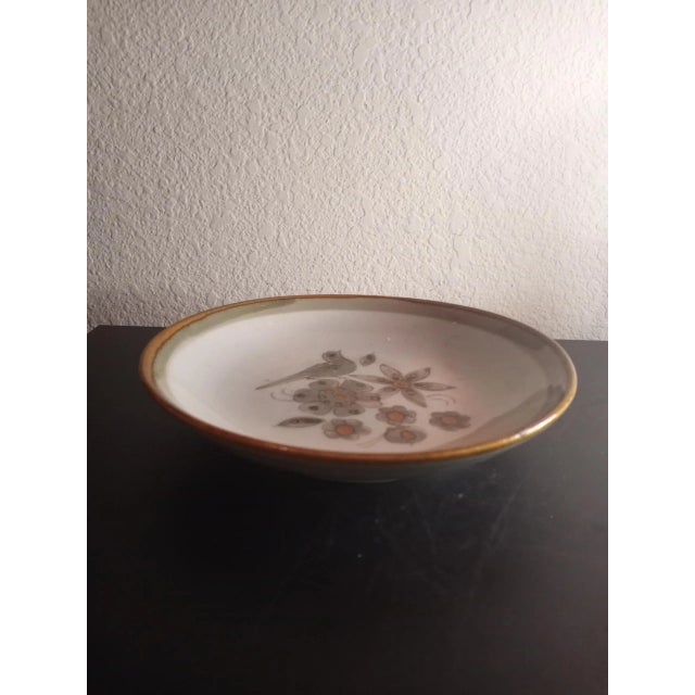 Vintage Tonala Mexico Art Pottery Decorative Bowl For Sale - Image 4 of 8