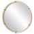 Not Yet Made - Made To Order Faux Shagreen/Gold Round Mirror For Sale - Image 5 of 6