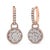 Timeless and elegant, these diamond drop earrings are the perfect complement to that special evening look. Created from...
