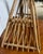 Mid 20th Century MCM Oval Round Bamboo/Rattan Magazine Holder Rack For Sale - Image 6 of 12
