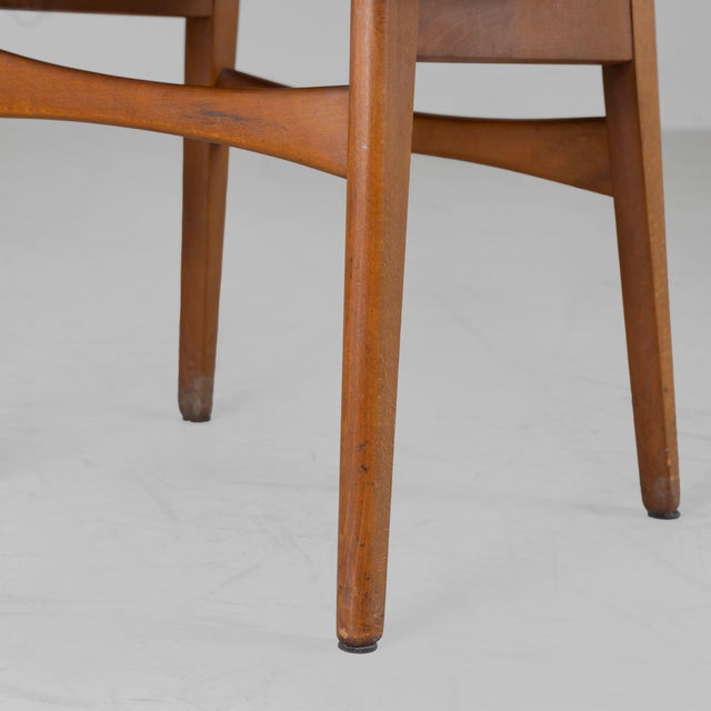 Chairs in Grey Fabric from Hans J. Wegner, 1960s, Set of 6 For Sale - Image 6 of 16