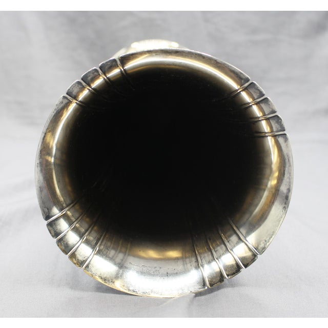 Art Deco Period Sterling Silver Rose Vase by the Watson Company For Sale - Image 4 of 8