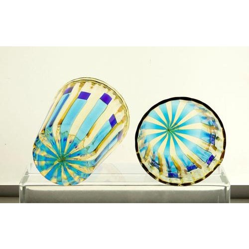 Glass Murano Glass Tumblers in the style of Gio Ponti, Set of 8 For Sale - Image 7 of 18