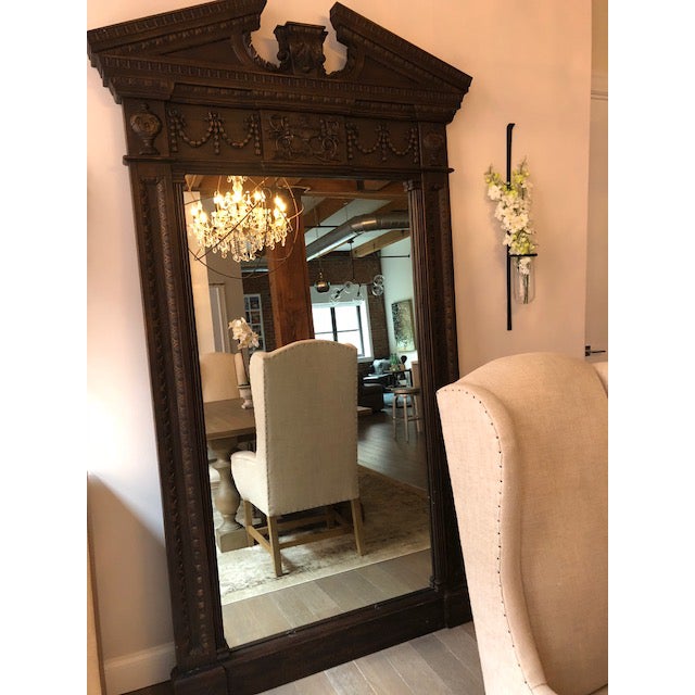 Restoration Hardware Entablature Mirror Chairish
