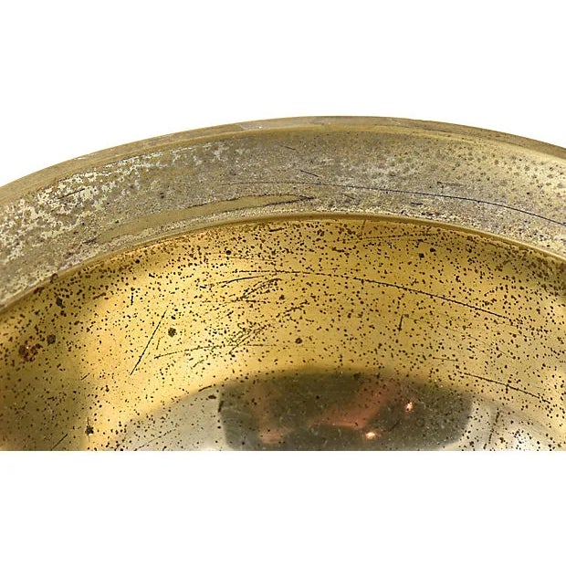 Asian Figural Brass Footed Bowl For Sale In Miami - Image 6 of 9