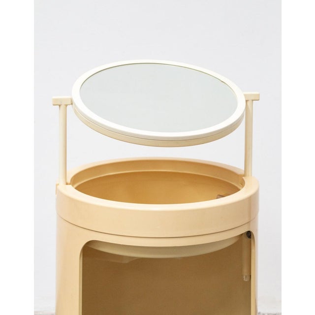 Glass Vintage Space Age Dressing Table with Chair, 1970s, Set of 2 For Sale - Image 7 of 18