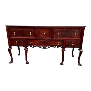 Early 20th Century Chippendale Style Mahogany Sideboard
