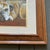 Contemporary original bulldog print by Judy Henn. Framed in vintage frame. Measures 14x11 or 17.5x14.5 framed.
