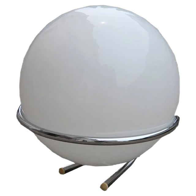 Italian Globe Table Lamp, 1970s For Sale