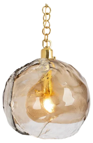 Murano Glass Pendant Light attributed to Kaiser, Germany, 1960s