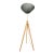 Stati x silver smoke floor lamp by eloa no ul listed material: glass, steel, silver, led bulb, brass, walnut, oak...