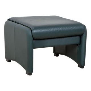 Atlanta Leather Stool from Laauser For Sale