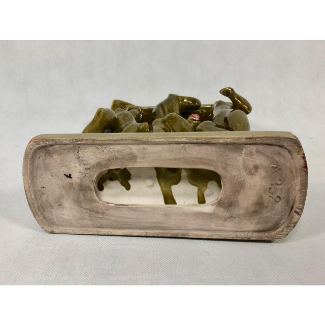 Figurine of Three Graces in the Bathhouse by Zdeněk Frank for Johoker Bechyně, 1970 For Sale - Image 9 of 13