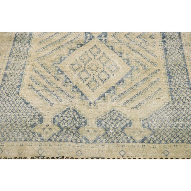 Early 20th Century Antique Persian Malayer Rug, 04'02 X 05'11 For Sale - Image 4 of 9