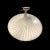 1970s Large Italian Black & White Murano Glass Light Pendant For Sale - Image 5 of 12