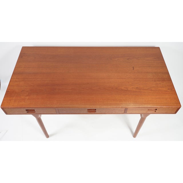 Mid 20th Century Nanna Ditzel Teak Writing Desk for Søren Willadsen For Sale - Image 5 of 18