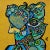 This is a one-of-a-kind original cubist painting by San Diego artist, Alexander Arshansky. Its dimensions are 12" x 12" x...