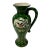 Early Green Pottery Vase, Pitcher With a Mallard Duck For Sale