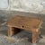 Small Light Upcycled Teak Occasional Stool, 1990s For Sale - Image 9 of 13
